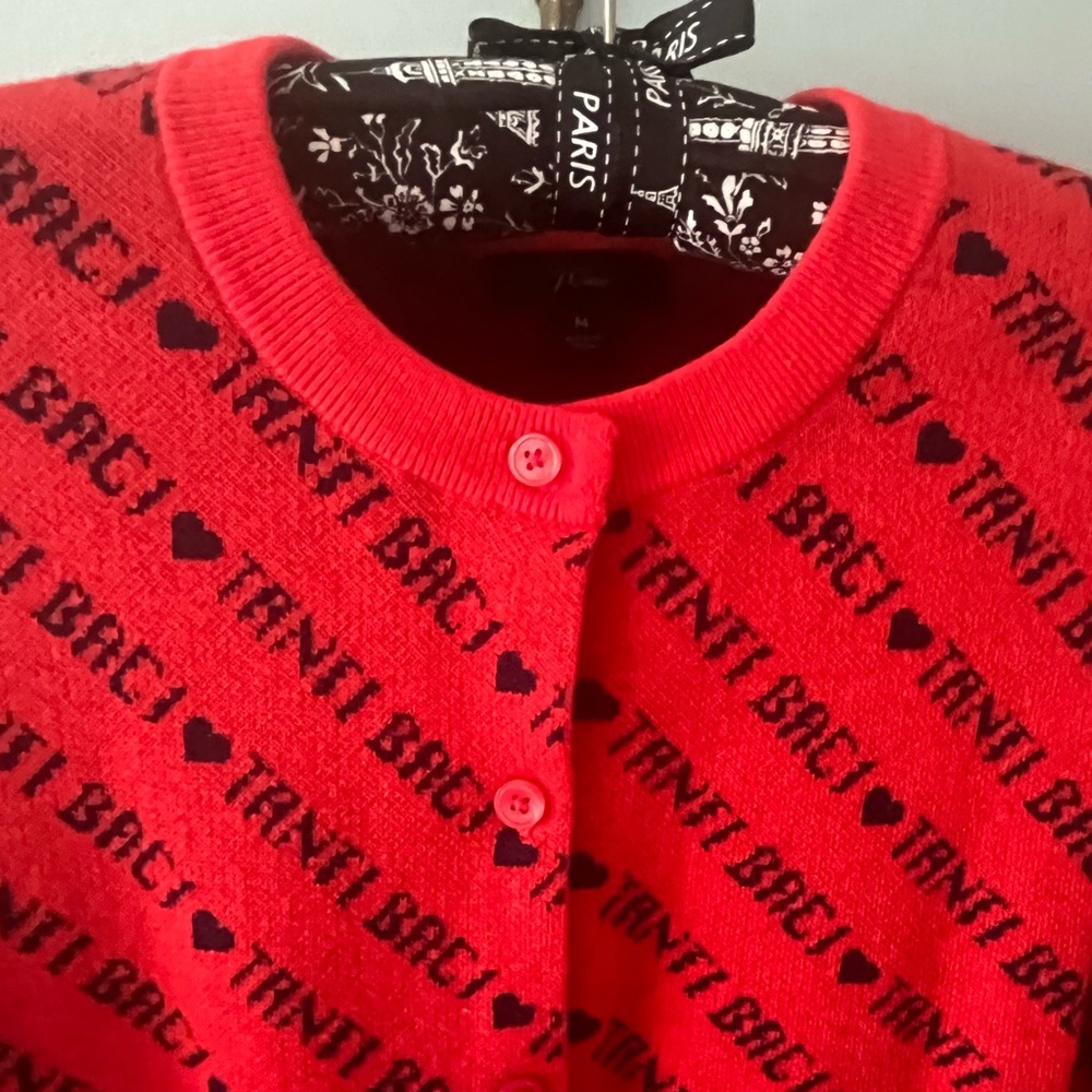 J Crew Lots of kisses in Italian for Valentines Day!  Tanti Baci!